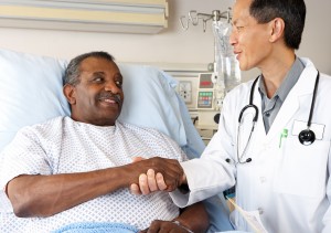 Doctor Visiting Senior Male Patient