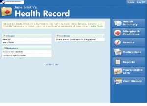 My Health Patient Portal Screen Shot